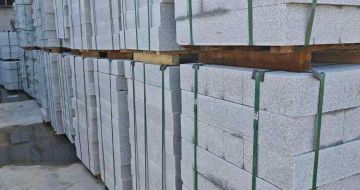 乌海芝麻白路牙石，路侧石