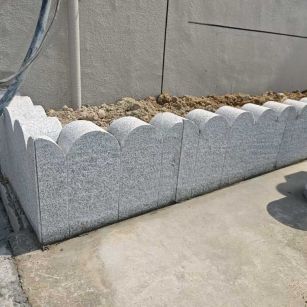 乌海芝麻白花边石  围边石