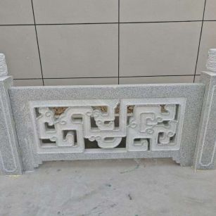 乌海芝麻白河道栏杆 桥栏杆