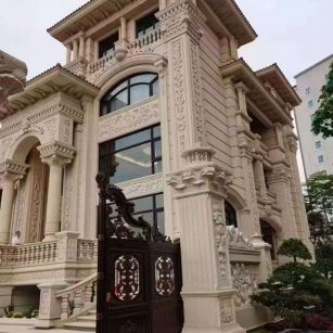 乌海黄金麻别墅外墙异形定制