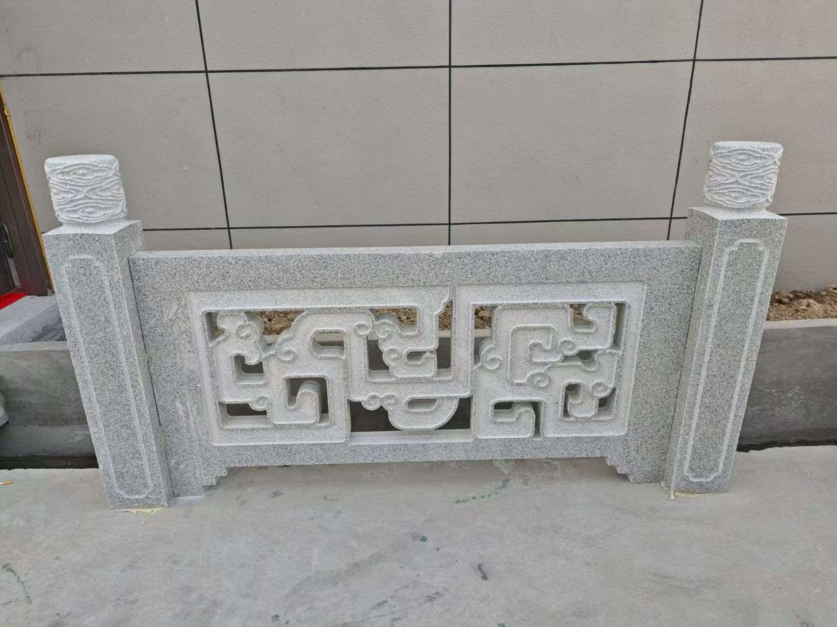 乌海芝麻白河道栏杆 桥栏杆